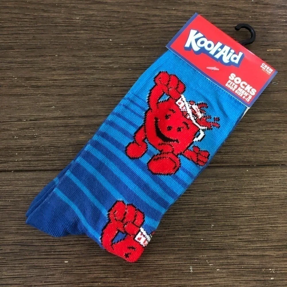 Kool-Aid Food novelty men’s crew socks